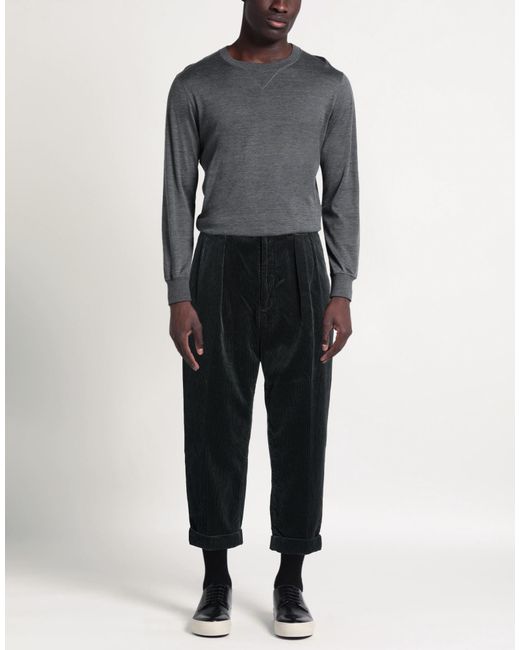 Beams Plus Blue Dark Pants Cotton for men