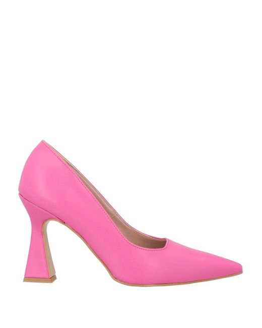 Attisure Pink Fuchsia Pumps Textile Fibers