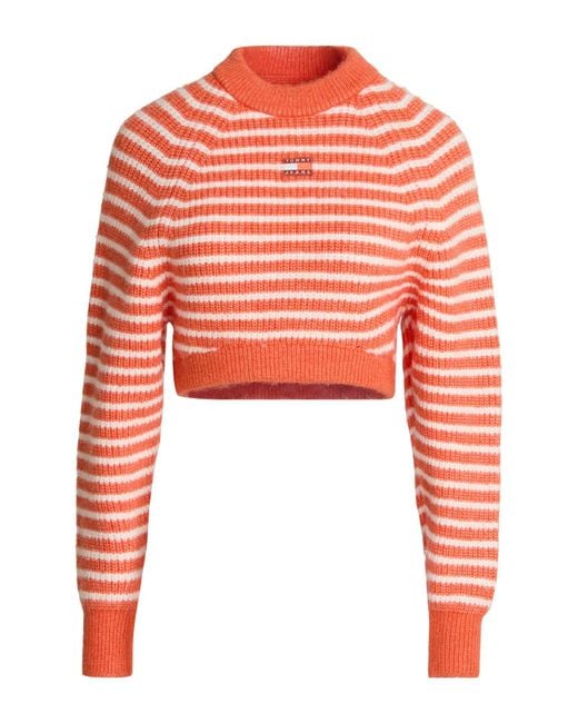Tommy Hilfiger Red Sweater Polyester, Polyamide, Wool