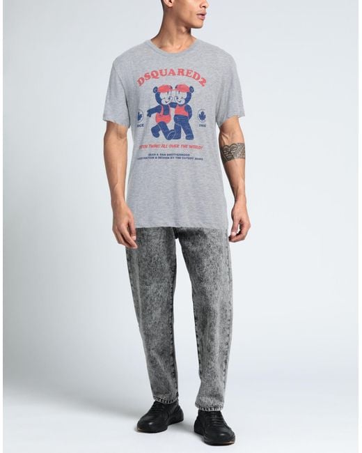 Camiseta DSquared² de hombre de color Gray