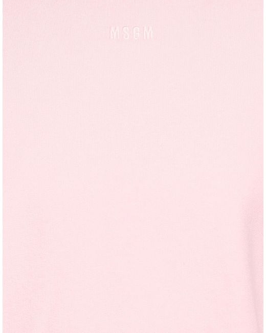 MSGM Pink Sweatshirt Cotton for men