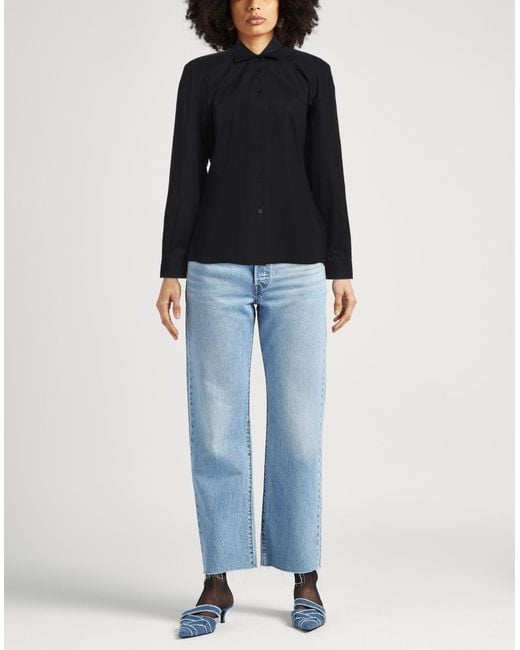 Laneus Black Shirt Cotton