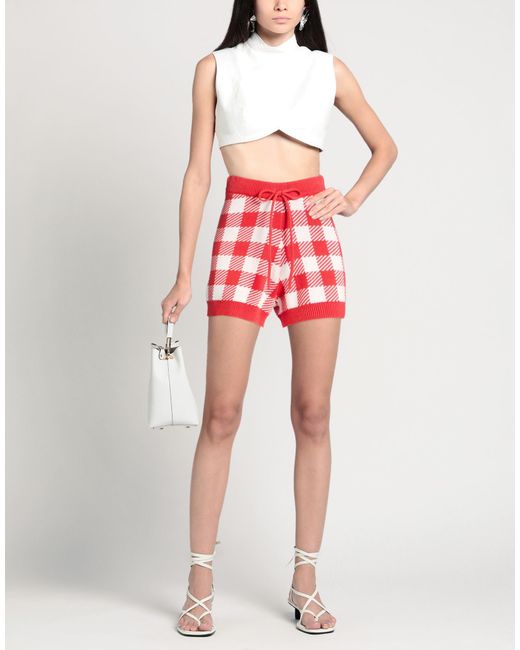 Olivia Rubin Red Shorts & Bermuda Shorts