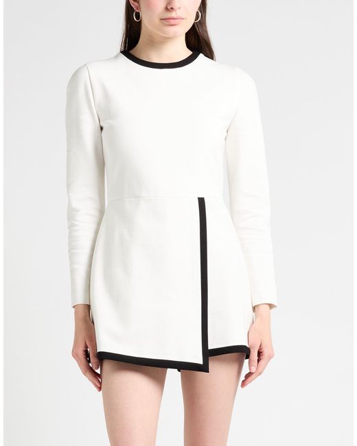 MSGM White Playsuit
