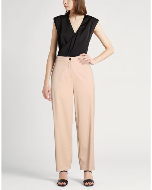 Erika Cavallini Semi Couture Natural Trouser