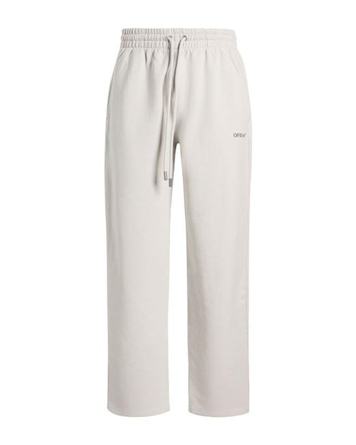 Off-White c/o Virgil Abloh White Pants Cotton, Elastane for men