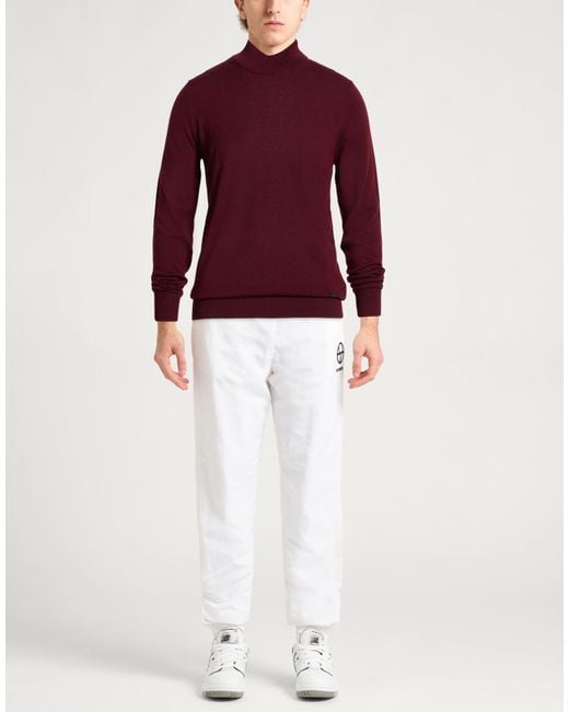 Ice Iceberg Red Burgundy Turtleneck Wool for men