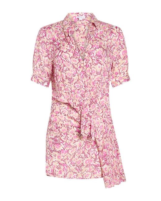 Poupette Pink Playsuit Viscose