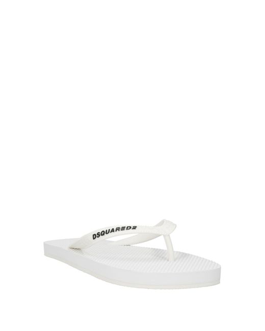 Mens white shop thong sandals