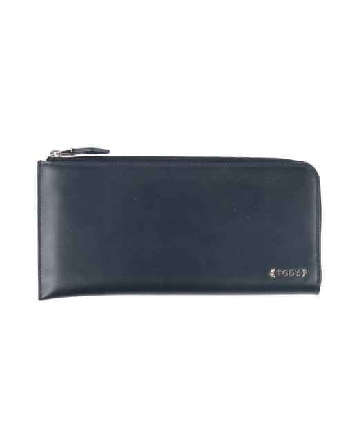 Tod's Blue Wallet for men