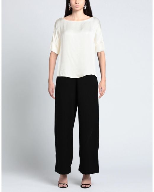 ALESSIA SANTI White Ivory Top Viscose