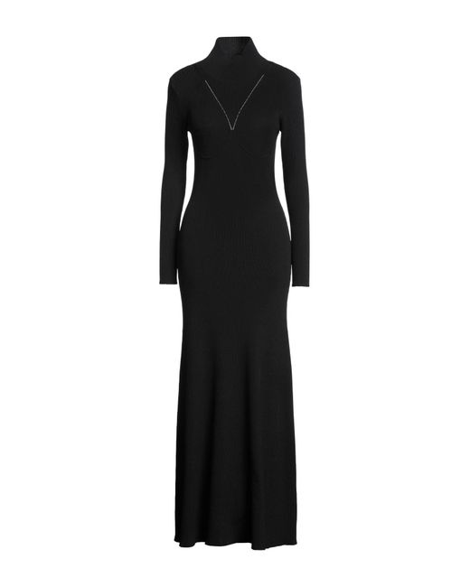 Staud Black Maxi-Kleid