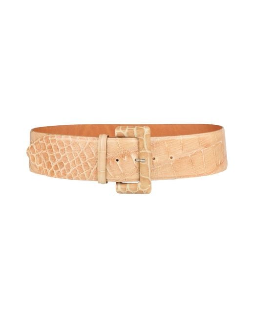 Orciani Natural Camel Belt Leather