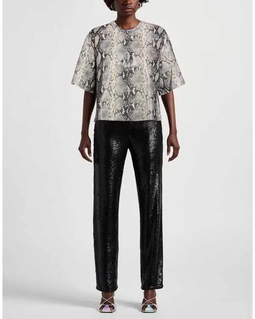 AllSaints Gray Top Goat Skin