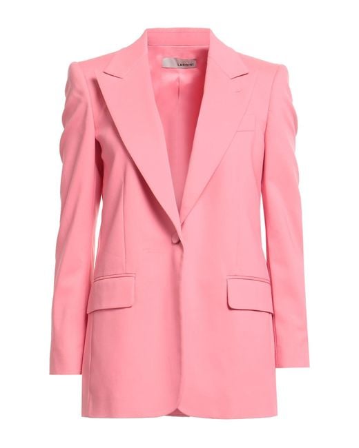 Lardini Pink Blazer Cotton, Polyamide, Elastane