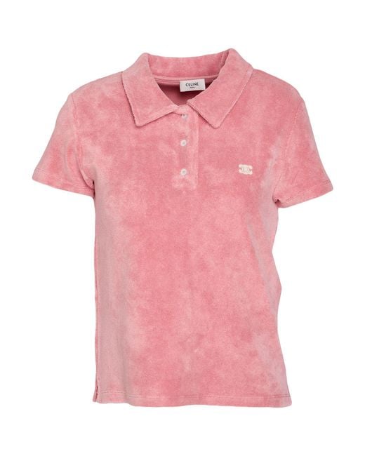 Polo Céline en coloris Pink
