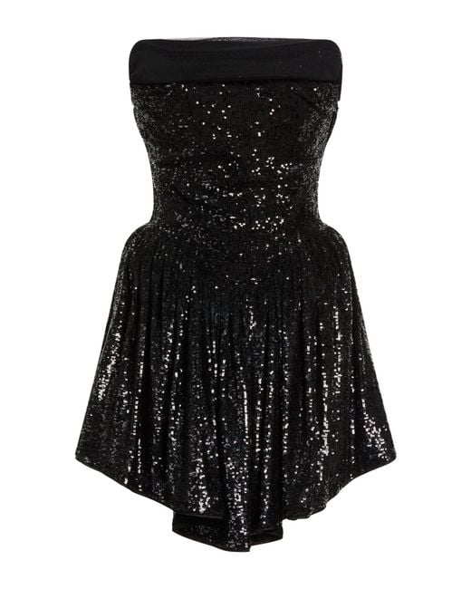 GIUSEPPE DI MORABITO Black Mini Dress Polyester