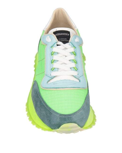 HIDNANDER Green Sneakers for men