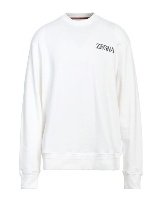 Zegna White Sweatshirt for men