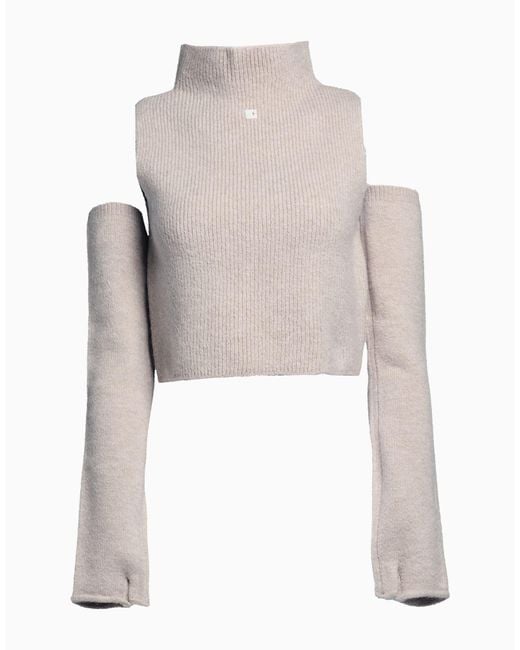 Low Classic White Turtleneck