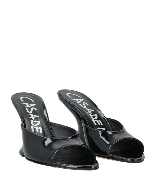 Casadei Black Sandals