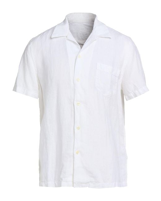 120% Lino White Shirt for men