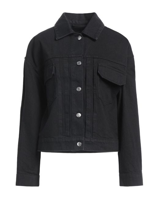 Manteau en jean Maison Kitsuné en coloris Black