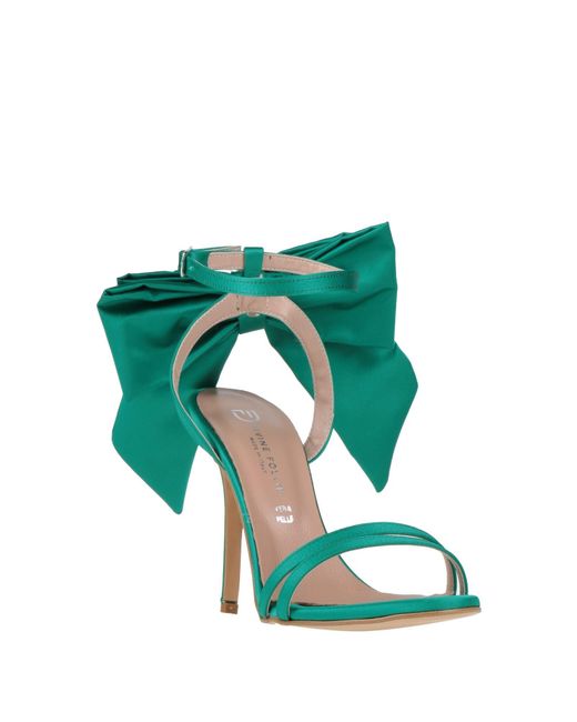Divine Follie Green Sandals