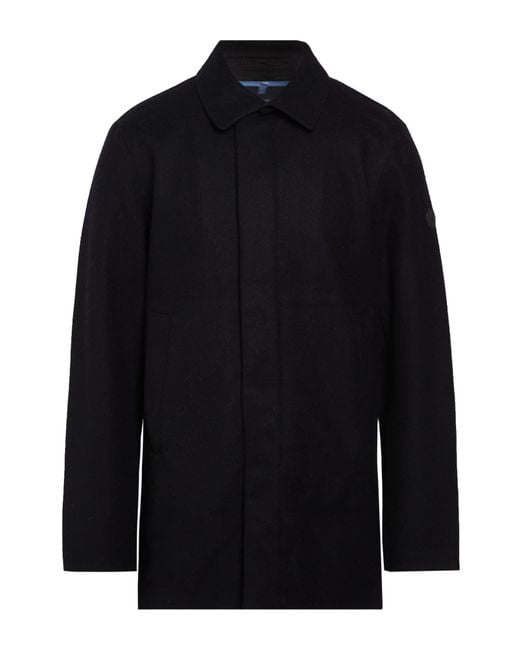 People Of Shibuya Blue Overcoat & Trench Coat for men