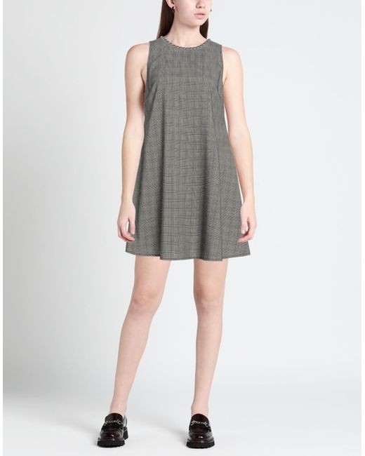 My Twin Gray Mini-Kleid