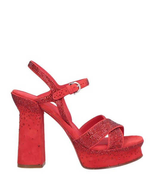 Ferragamo Red Sandale