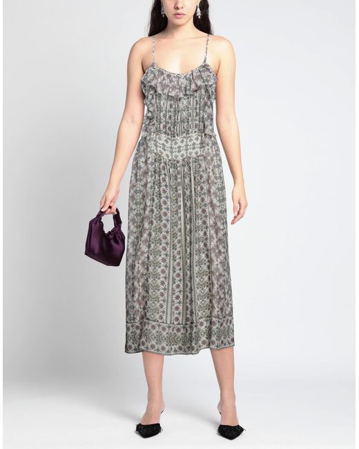 Isabel Marant Gray Midi Dress