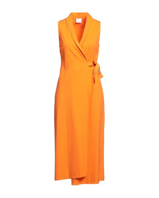 ..,merci Orange Midi Dress