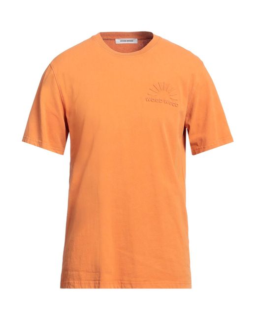 Camiseta WOOD WOOD de hombre de color Orange