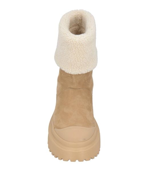 Hogan Natural Ankle Boots