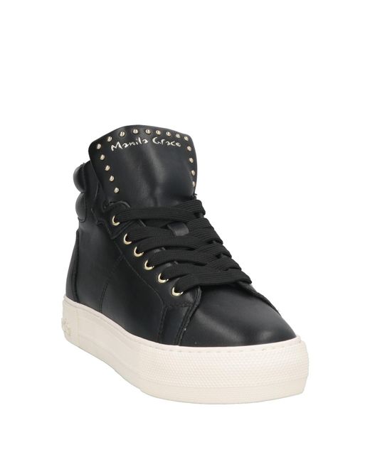 Manila Grace Black Trainers