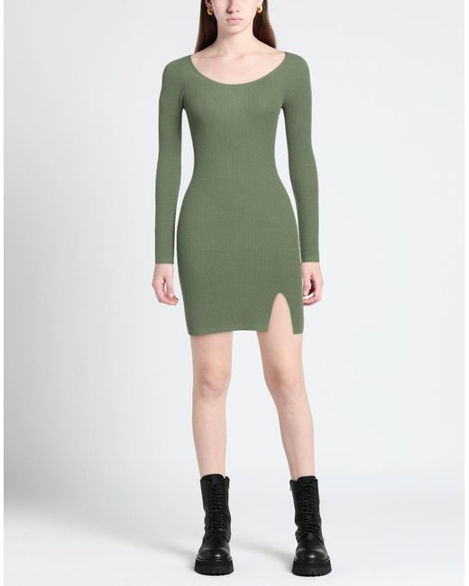 Kontatto Green Mini Dress