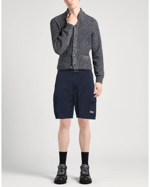 Barbour Blue International Midnight Shorts & Bermuda Shorts Cotton, Elastane for men