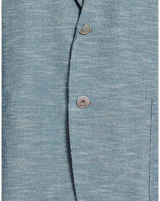 Bob Blue Blazer Polyester, Cotton for men