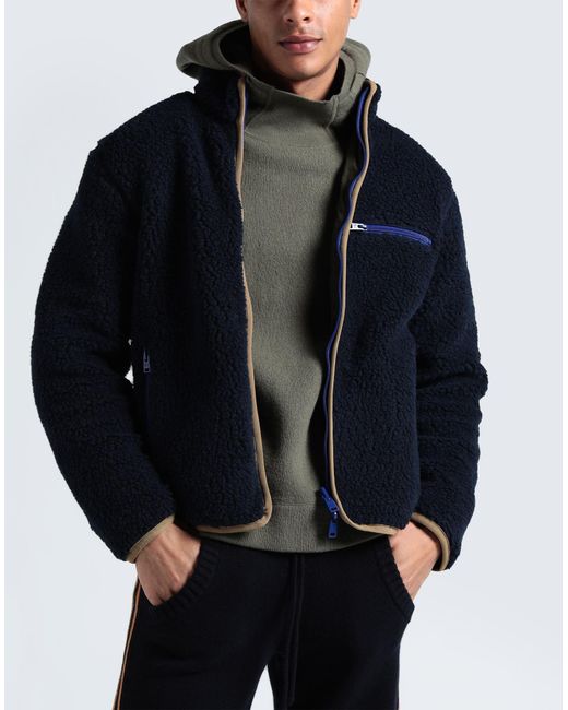 Woolrich Blue Teddy Coat for men