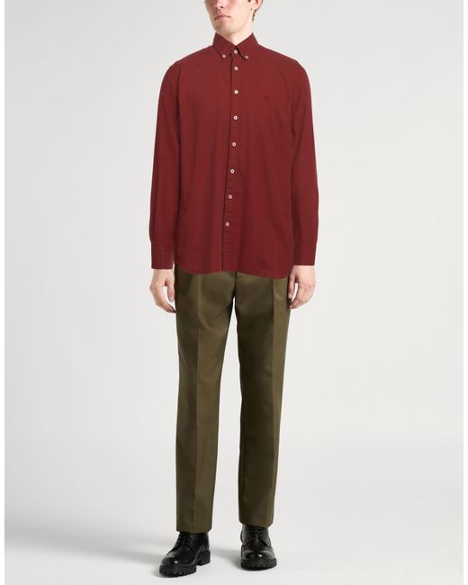 Hackett Red Shirt Cotton for men