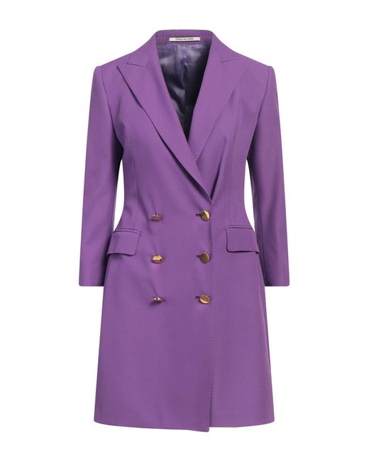 Tagliatore 0205 Purple Mini Dress Polyester, Elastane