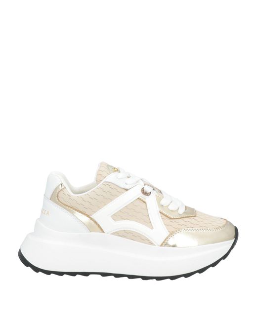 Apepazza White Sport Sneakers Leather