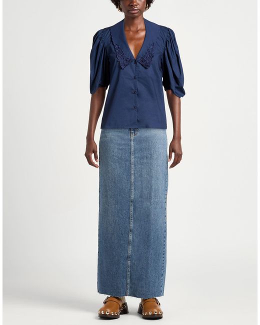 WEILI ZHENG Blue Shirts