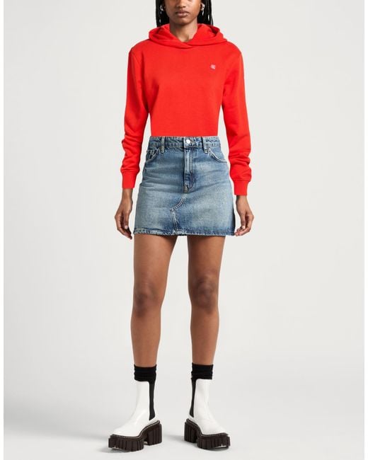 Calvin Klein Red Sweatshirt Cotton, Recycled Polyester