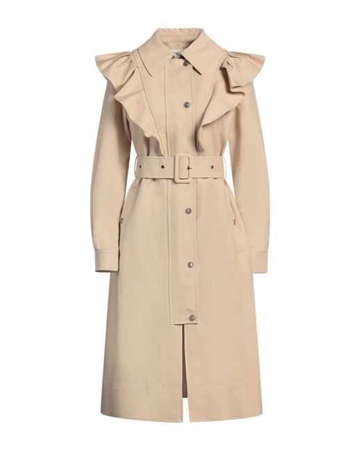 Twinset Natural Overcoat & Trench Coat