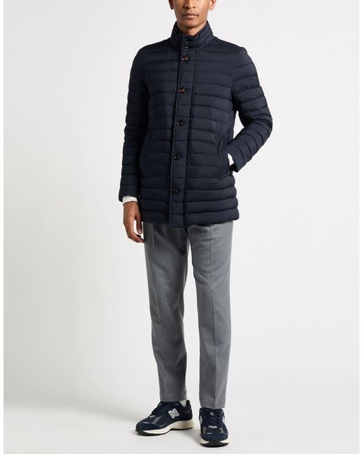 Moorer Blue Puffer Polyamide, Polyurethane for men