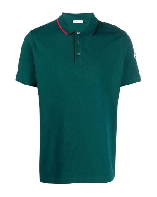 Moncler Poloshirt in Green für Herren