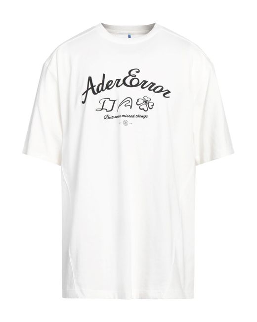 T-shirt di Adererror in White da Uomo