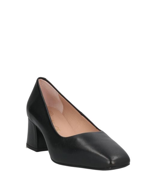 Unisa Black Pumps Leather